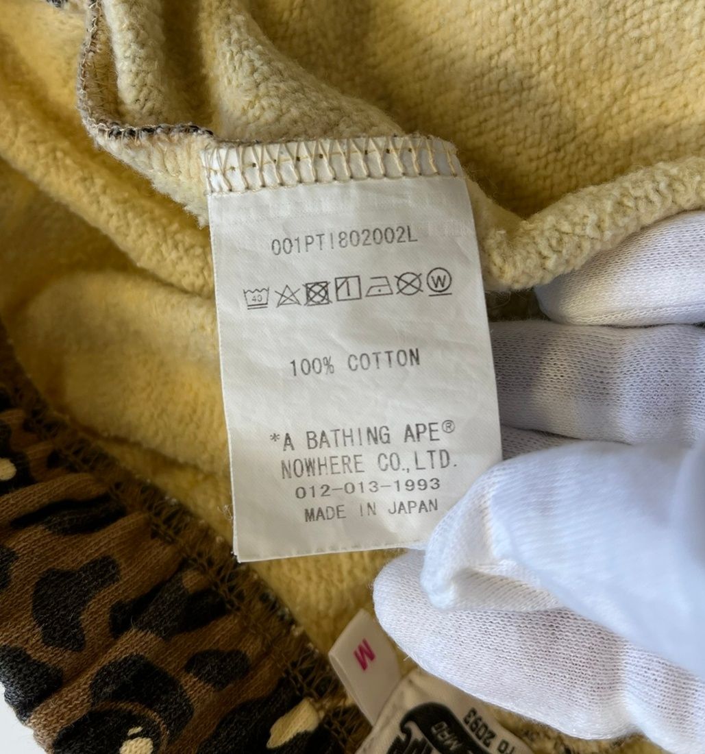 ア ベイシング エイプ A BATHING APE レオパード 豹柄 スウェット