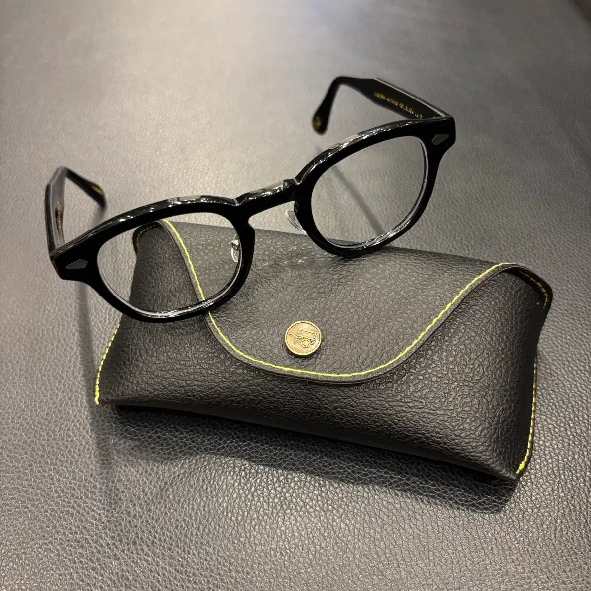 MOSCOT(モスコット) レムトッシュ ブラック 44サイズ / アセテート メガネフレーム