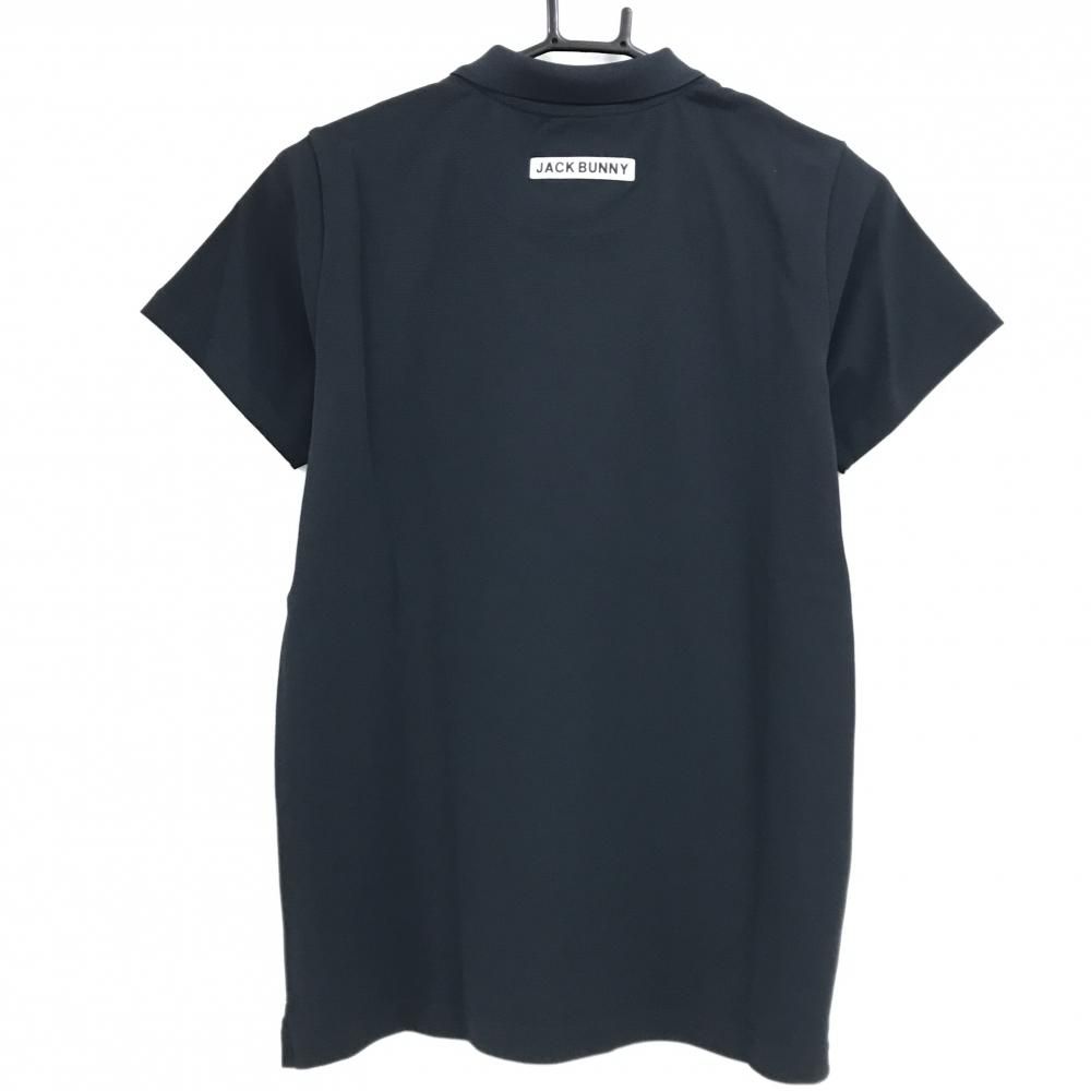 新品】ジャックバニー 半袖ポロシャツ ダークネイビー フロントロゴ