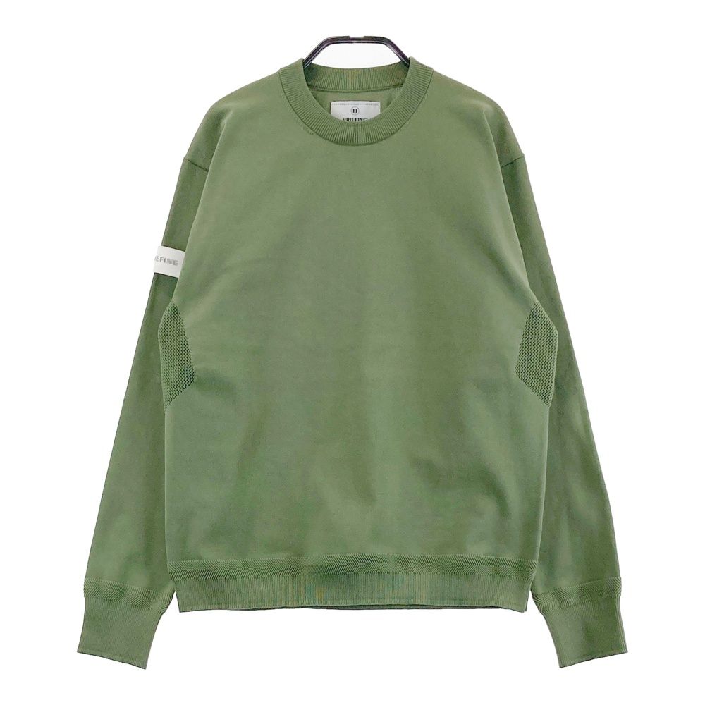サイズ：S BRIEFING GOLF ブリーフィング 2025年モデル 長袖 ニットセーター カーキ系 [240101627762] ゴルフウェア レディース ストスト