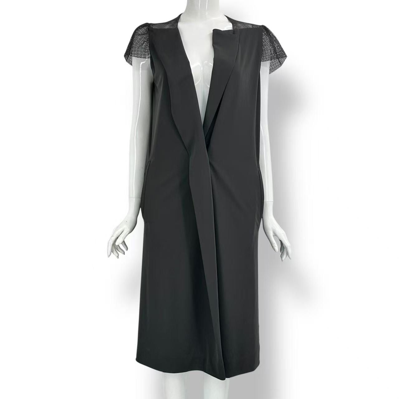 極美品 ISSEY MIYAKE FETE イッセイミヤケフェット イッセイミヤケフェット カーディガン ロング グリーン サイズ3