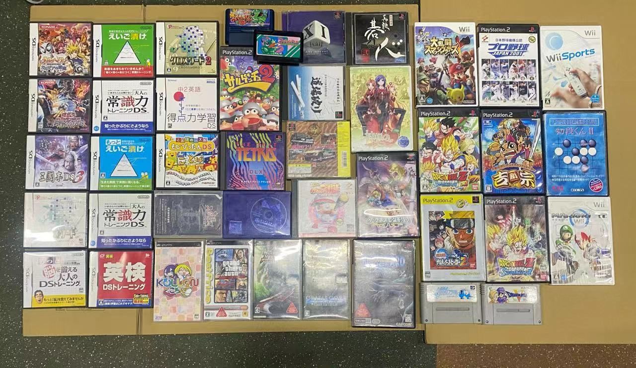 任天堂DS PSP ゲームソフト まとめ売り Nintendo DS／ PSP ／PlayStation2 など ゲームソフト まとめ売り 合計
