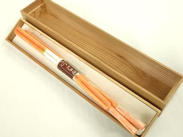 平和屋着物●極上 銀座 志ま亀 和装小物 帯締め 金糸 逸品 未使用 DZAA12122kh6