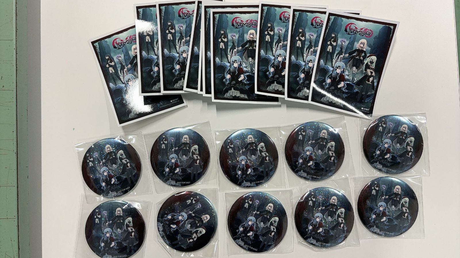 MQ-00544 Ave Mujica 1st LIVE　Perdere Omnia　特典　缶バッジ　特典ブロマイド