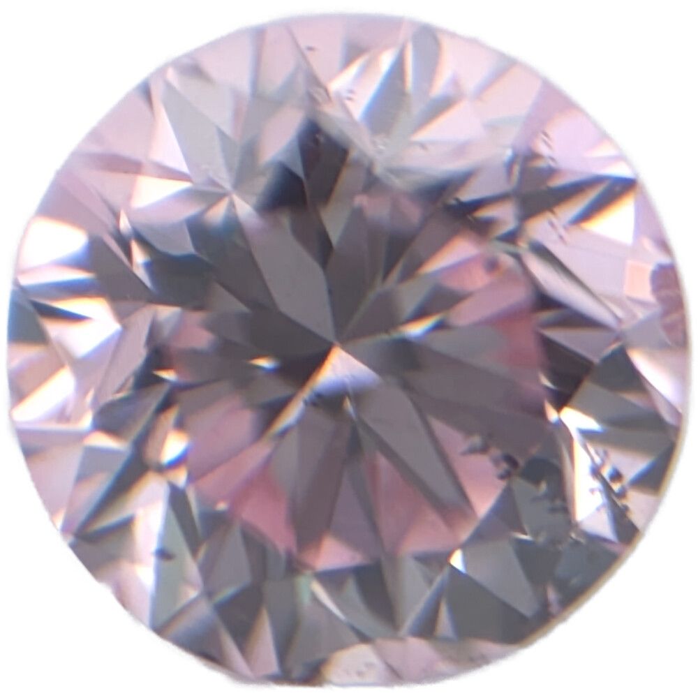 0.117c ピンクダイヤモンド ルース Diamond FANCY PURPLISH PINK 中央宝石研究所ソーティング付き 【S】【メンズ・レディース】★■614967【中古】