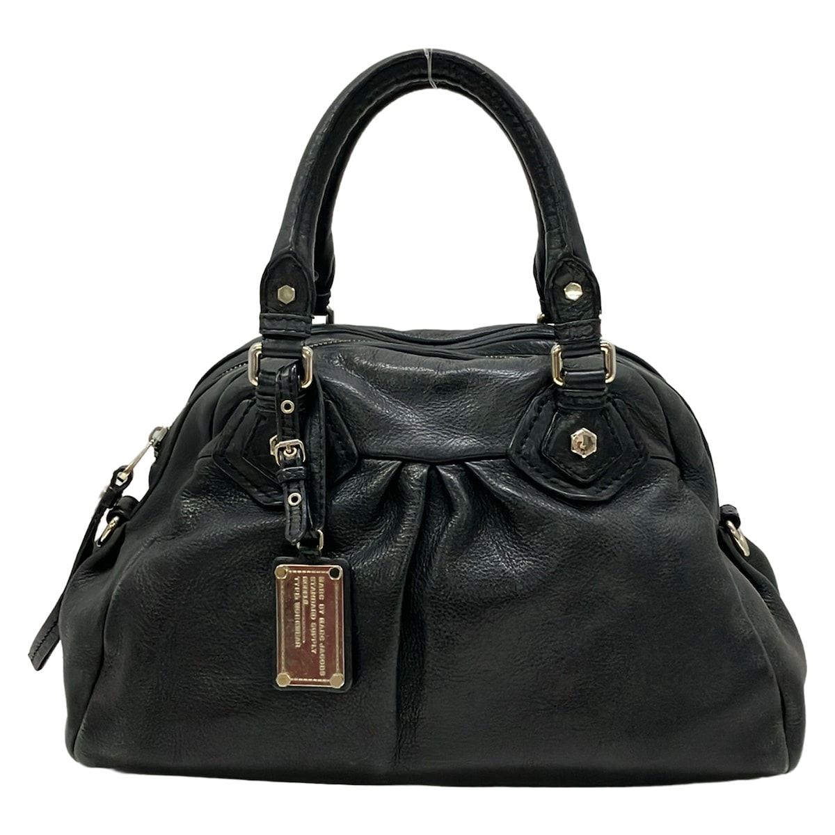 MARC BY MARC JACOBS(マークバイマークジェイコブス) ハンドバッグ クラシックQベイビーグルービー 黒 レザー