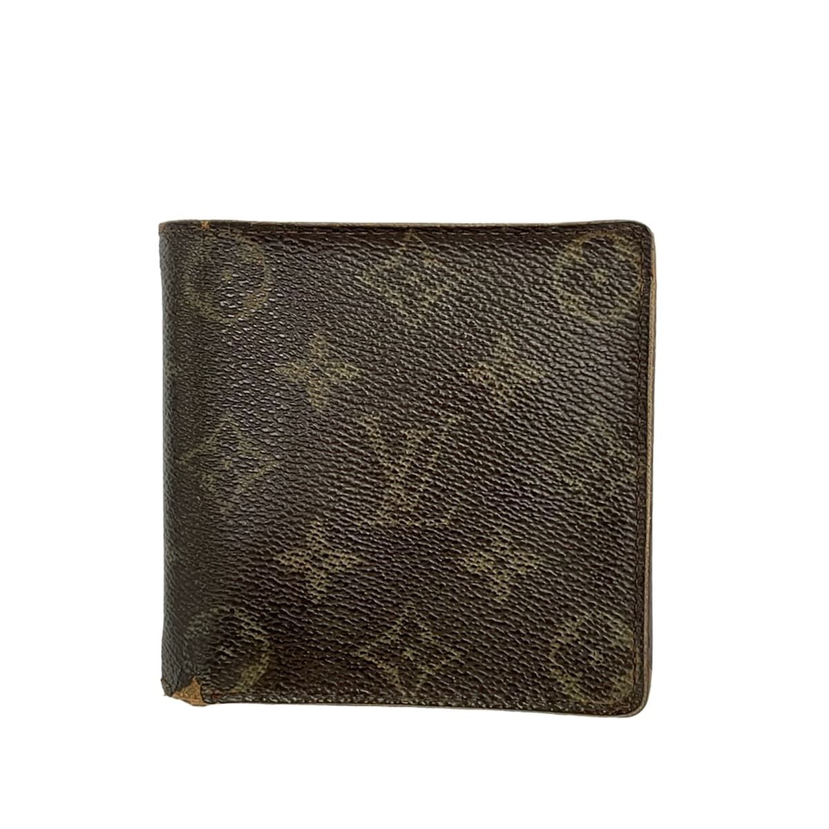 LOUIS VUITTON(ルイヴィトン) 2つ折り財布 モノグラム ポルトビエカルトクレディモネ M61665 - レザー