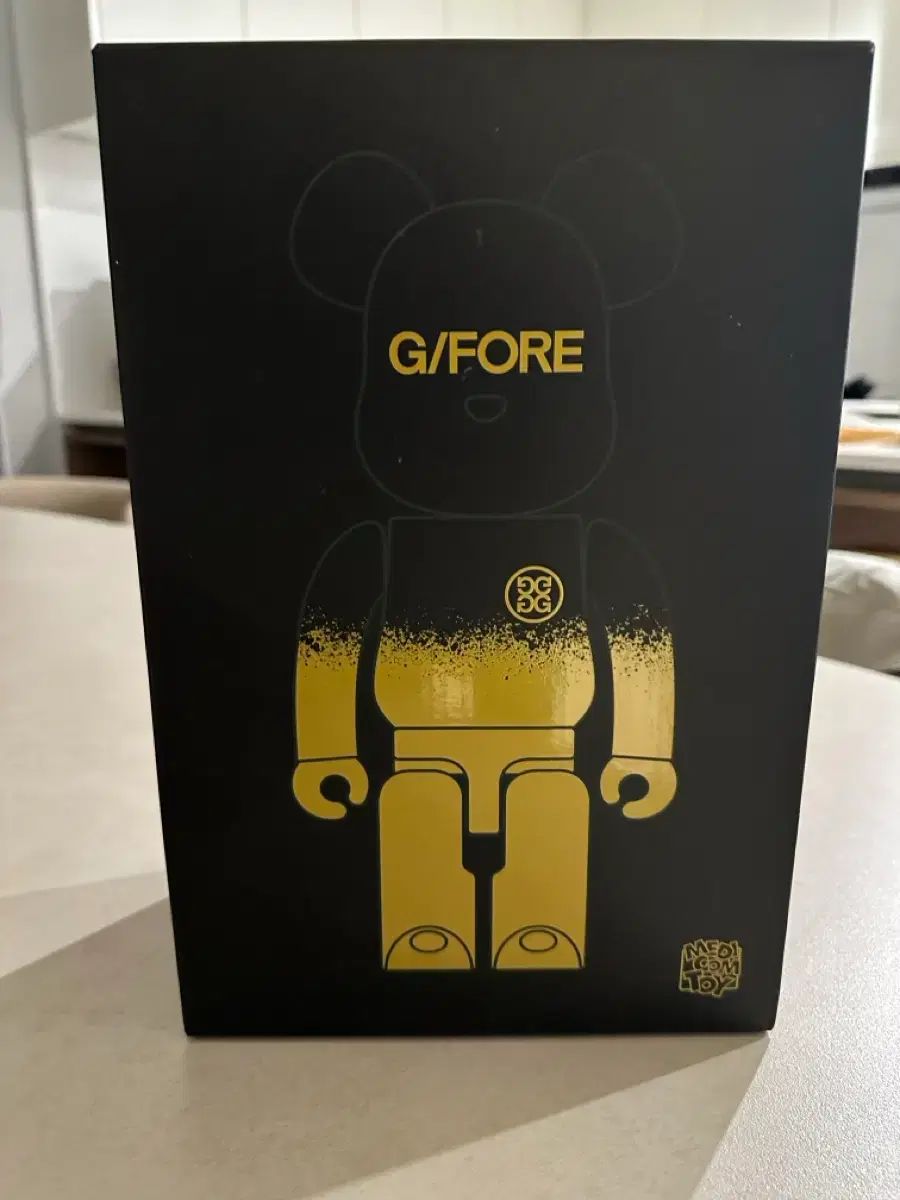 G FORE (ジーフォア) BE@RBRICK (ベアブリック) ブラックGOLD 100% 400% 正規品 新品
