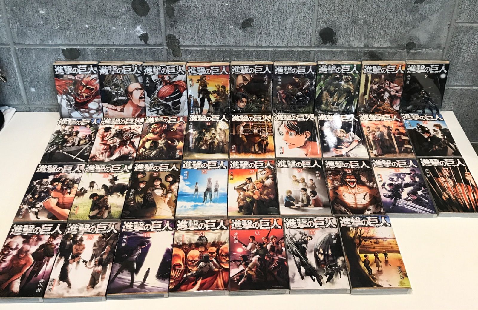 260531 進撃の巨人 全34巻 諌山 創 全巻セット まとめ売り 漫画 マンガ