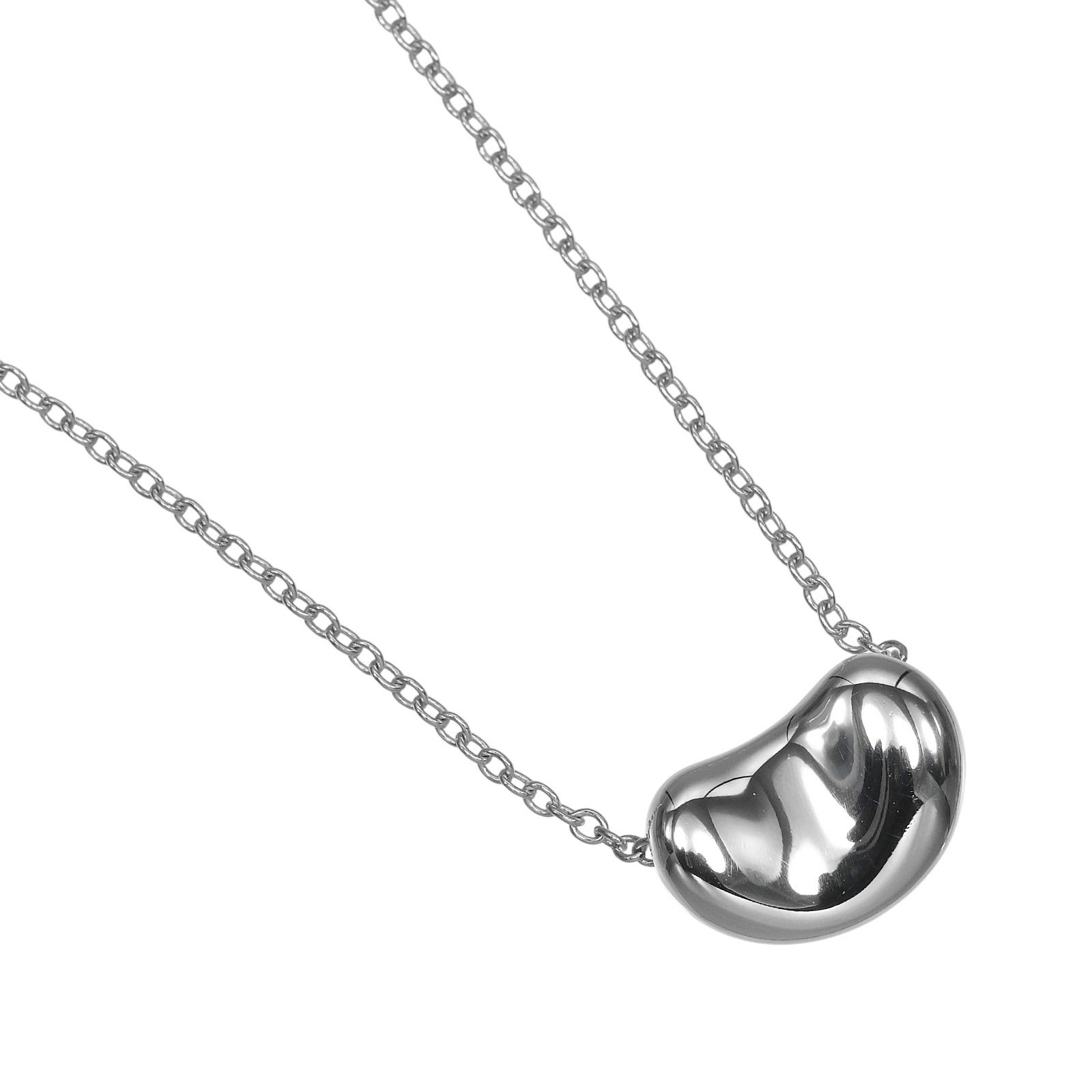 【TIFFANY&Co.】ティファニー ビーン Pt950プラチナ レディース 6.5g ネックレス