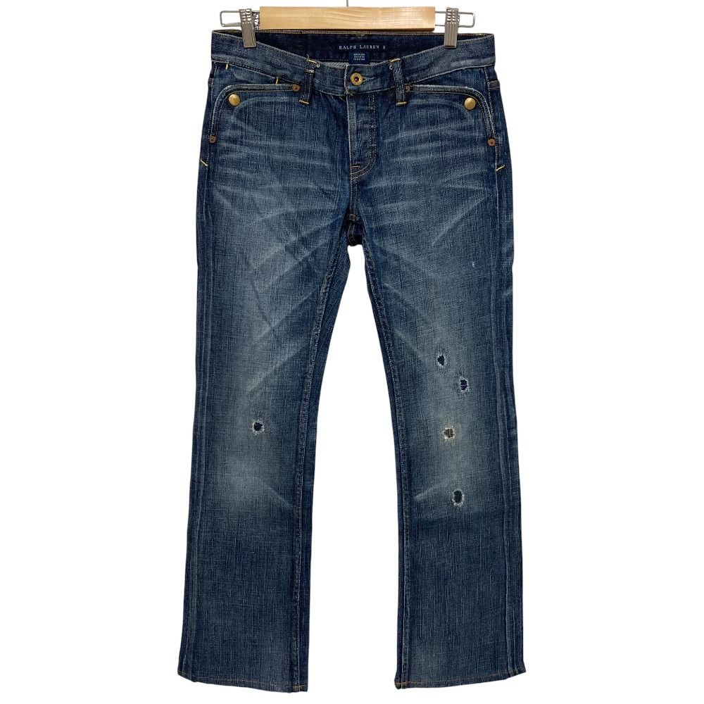 美品 RALPH LAUREN ラルフローレン フラップポケットリペアデニム