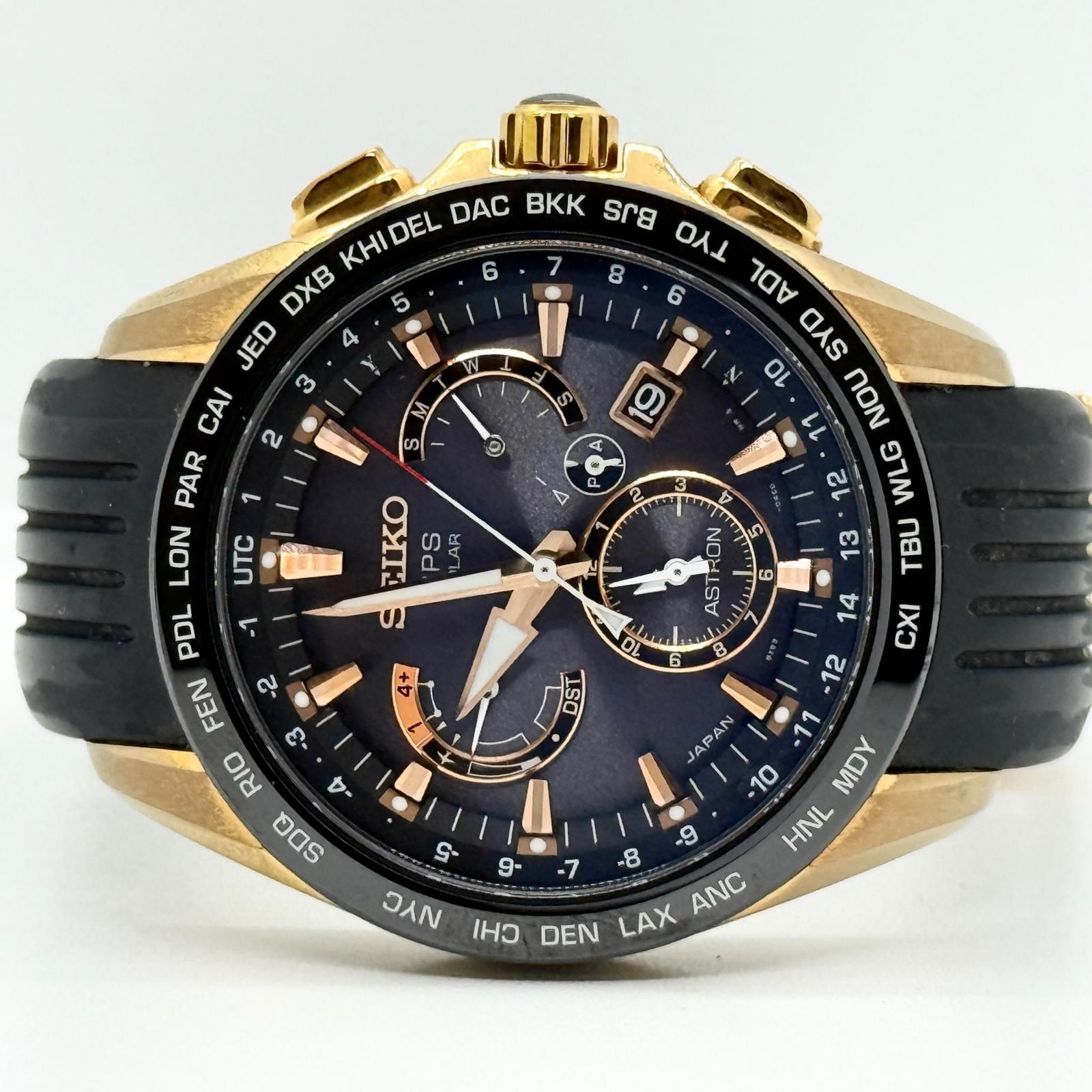 SEIKO セイコー ASTRON アストロン 8X53-0AC0-2 SBXB055 ブラック ソーラー電波 メンズ 腕時計 稼働品