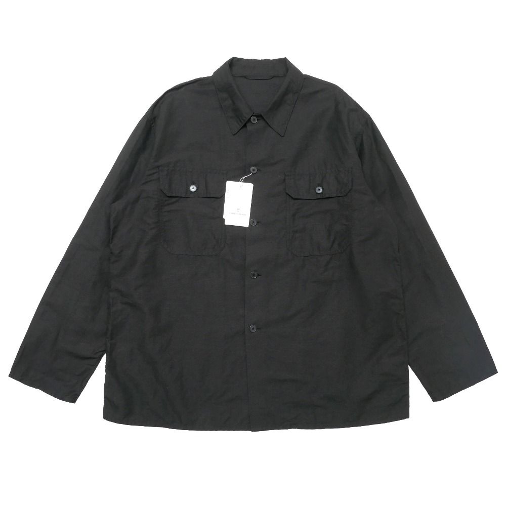 ■未使用品■UNITED ARROWS ユナイテッドアローズ ブラック ユーティリティ オーバーシャツ 長袖シャツ サイズM 20260520/RA9455