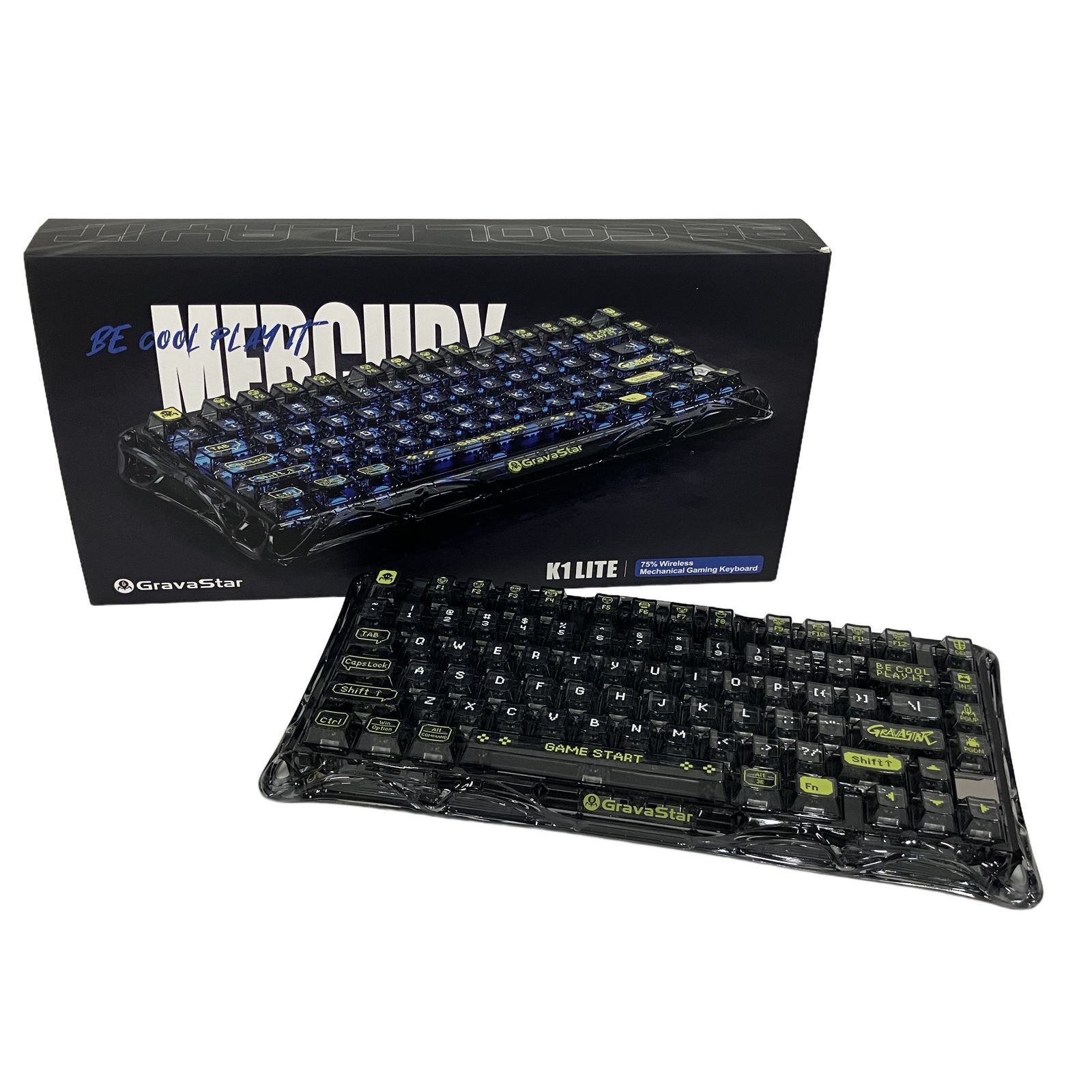 GravaStar Mercury K1 Lite ゲーミングキーボード PC周辺機器 家電 中古 良好 B11240283