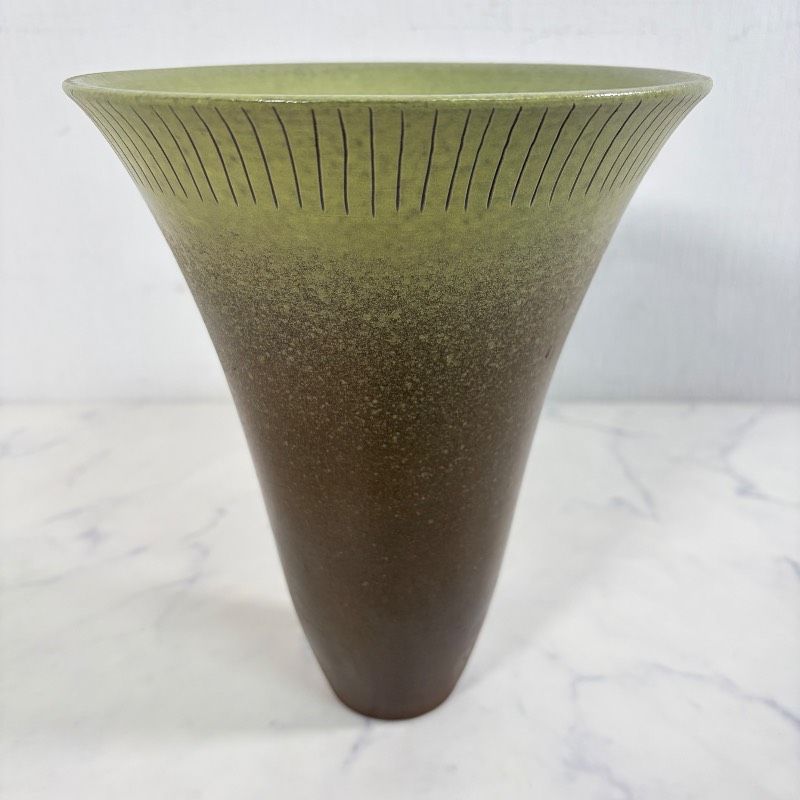 花器 池坊 花瓶 陶器 フラワーベース 池坊好み 516T