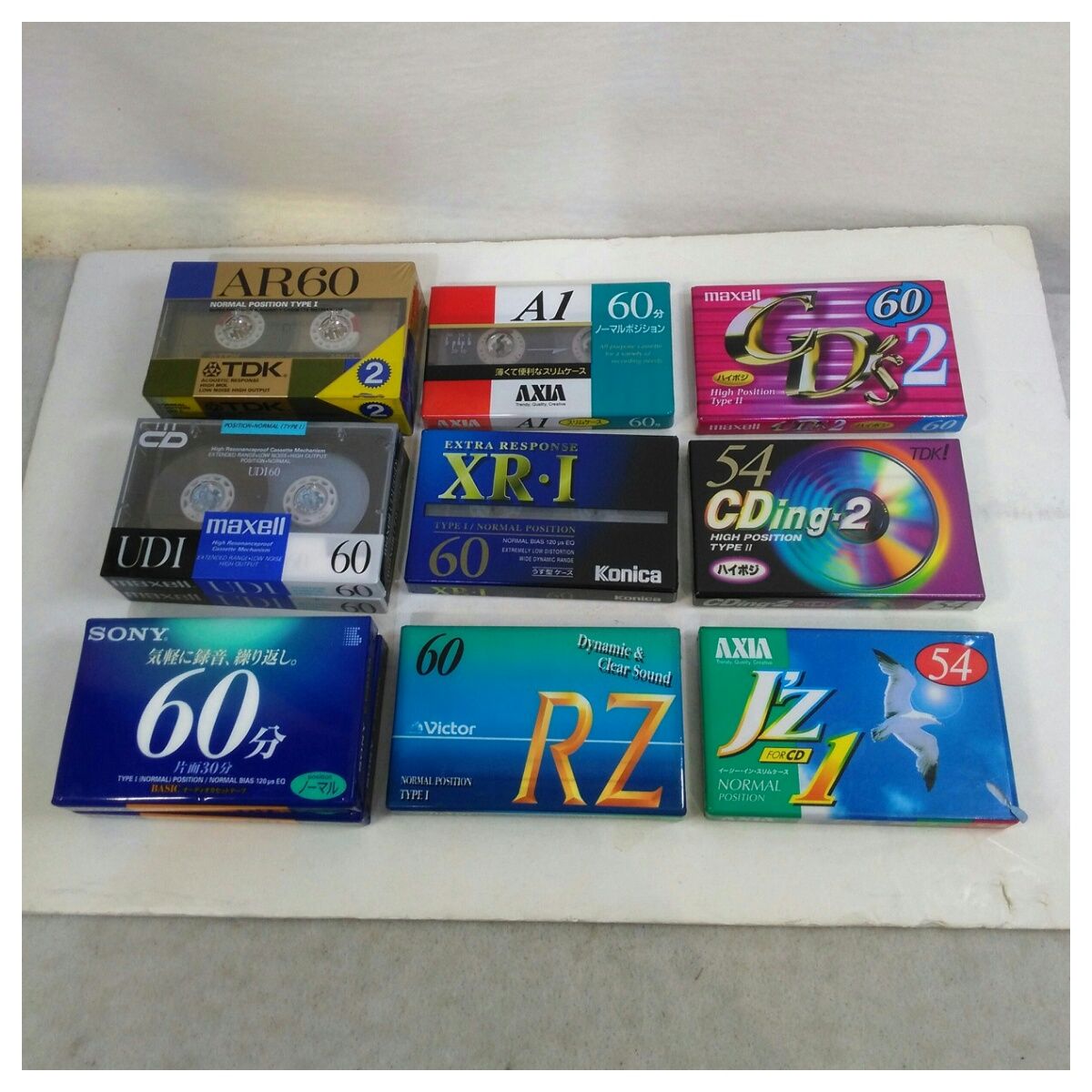 未使用品】TDK・マクセル・SONY・AXIA・Victor・コニカ 54分・60分