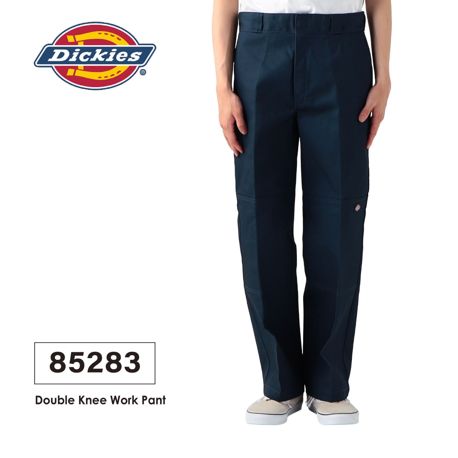★新品未使用★【Dickies】85283 Loose Fit Double Knee Work Pant Dark Navy ディッキーズ ダブルニー ワークパンツ ダークネイビー
