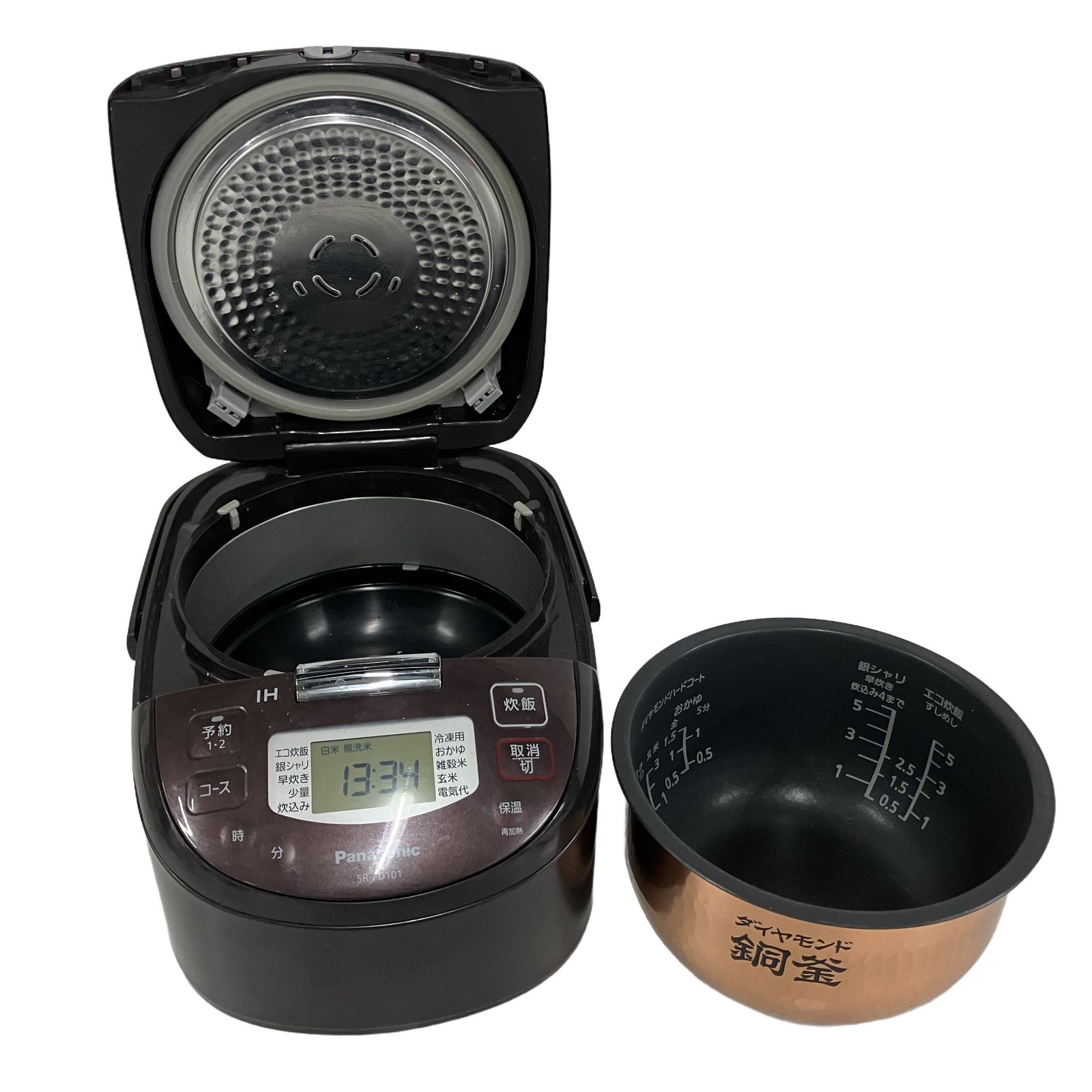 Panasonic IHジャー 炊飯器 SR-FD101 パナソニック 家電 中古 