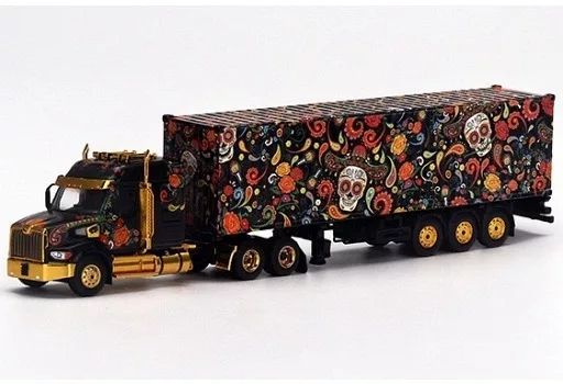 中古】ミニカー 1/64 ウェスタン スター 49X 40ftコンテナ ”死者の日