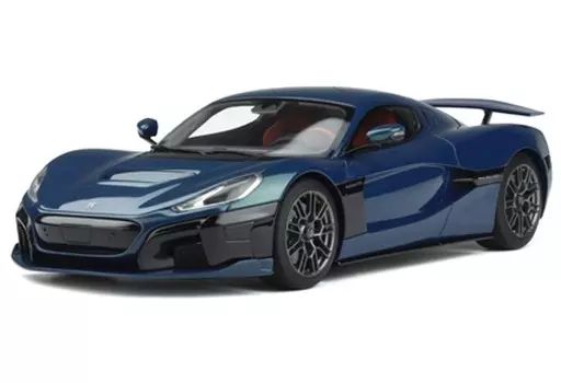 【中古】ミニカー 1/18 リマック ネヴェーラ(ブルー) [GTS405]