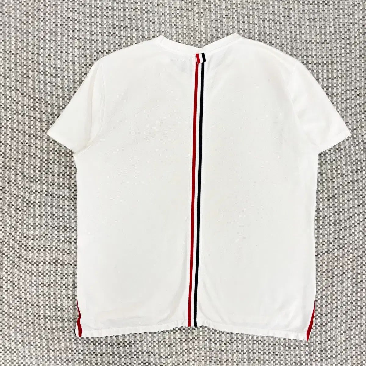 5 トム・ブラウン 白 3本線 半袖Tシャツ