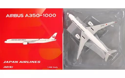 【中古】ミニカー 1/400 AIRBUS A350-1000 JAPAN AIRLINES #JA01WJ [04527]