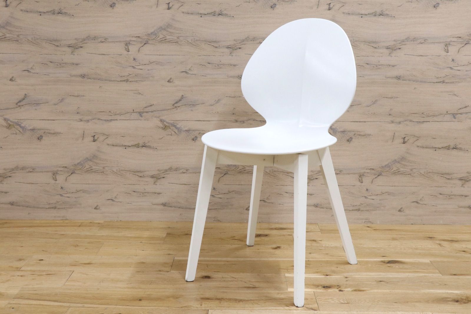 GMJH105A◯Calligaris / カリガリス BASIL W バジル ウッド ダイニングチェア アームレスチェア 椅子 イタリア モダン インテリア