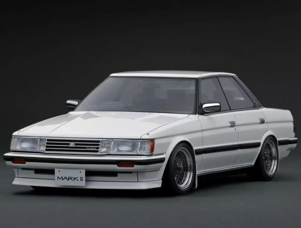 【中古】ミニカー 1/18 Toyota MarkIIGrande (GX71)(ホワイト) [IG3820]