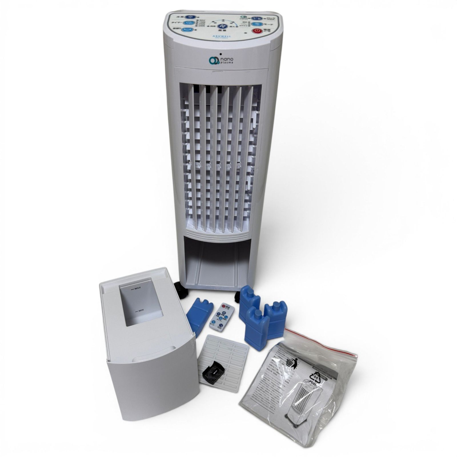 〇 アスウェル ASUWELL O2 nano Plasma 冷風扇 ASU-018MA3 冷風機 5