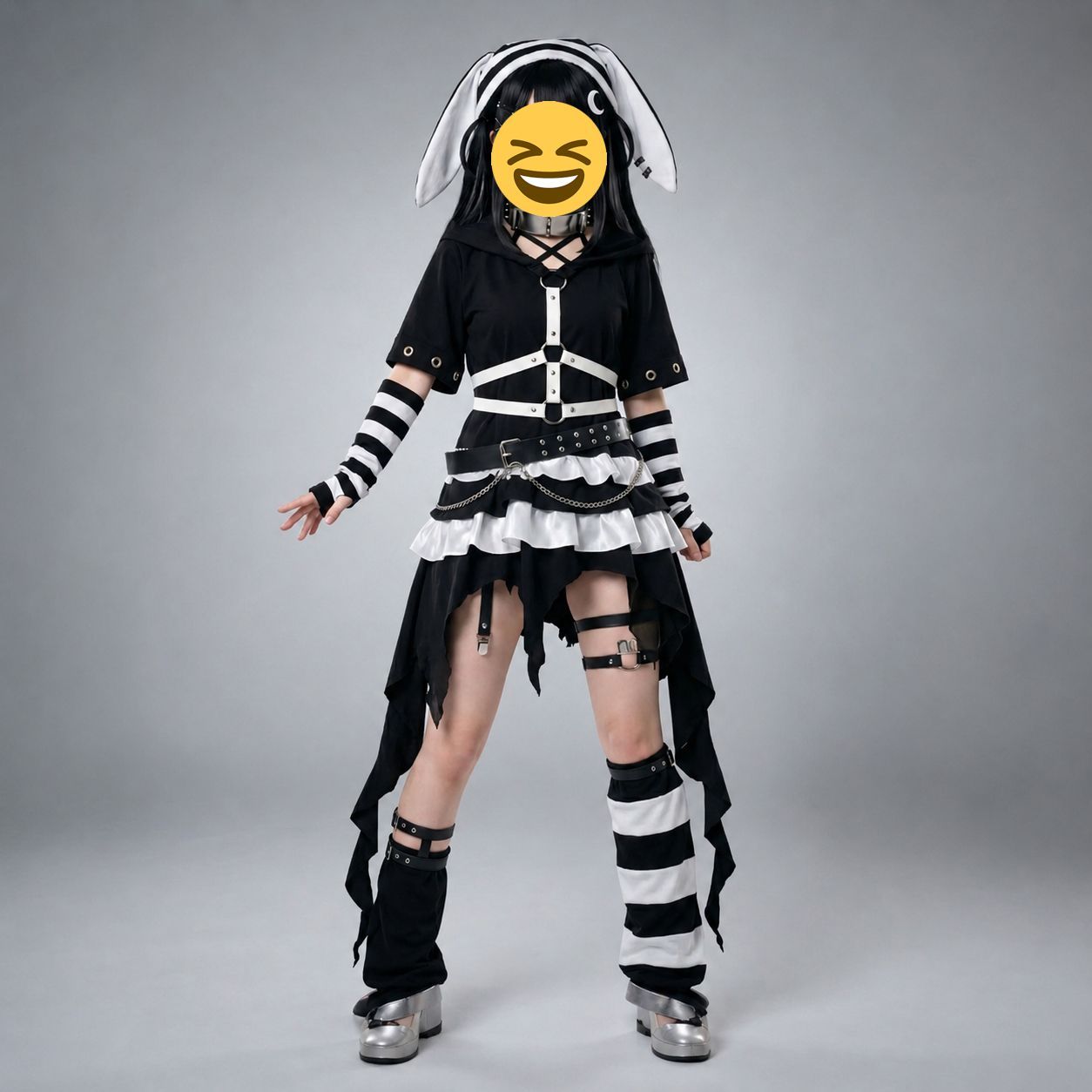 お取寄せ商品！納期ご相談下さい！】コスプレ衣装 にじさんじ 風 月ノ