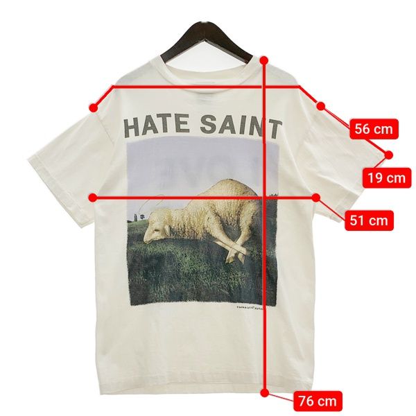 SAINT MICHAEL セントマイケル Tシャツ 半袖 カットソー HATE SHEEP