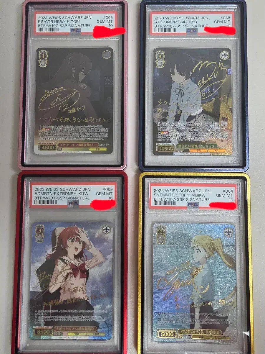 ヴァイスシュヴァルツ ぼっち・ざ・ろっく！ psa10 セット-【お気にいる】