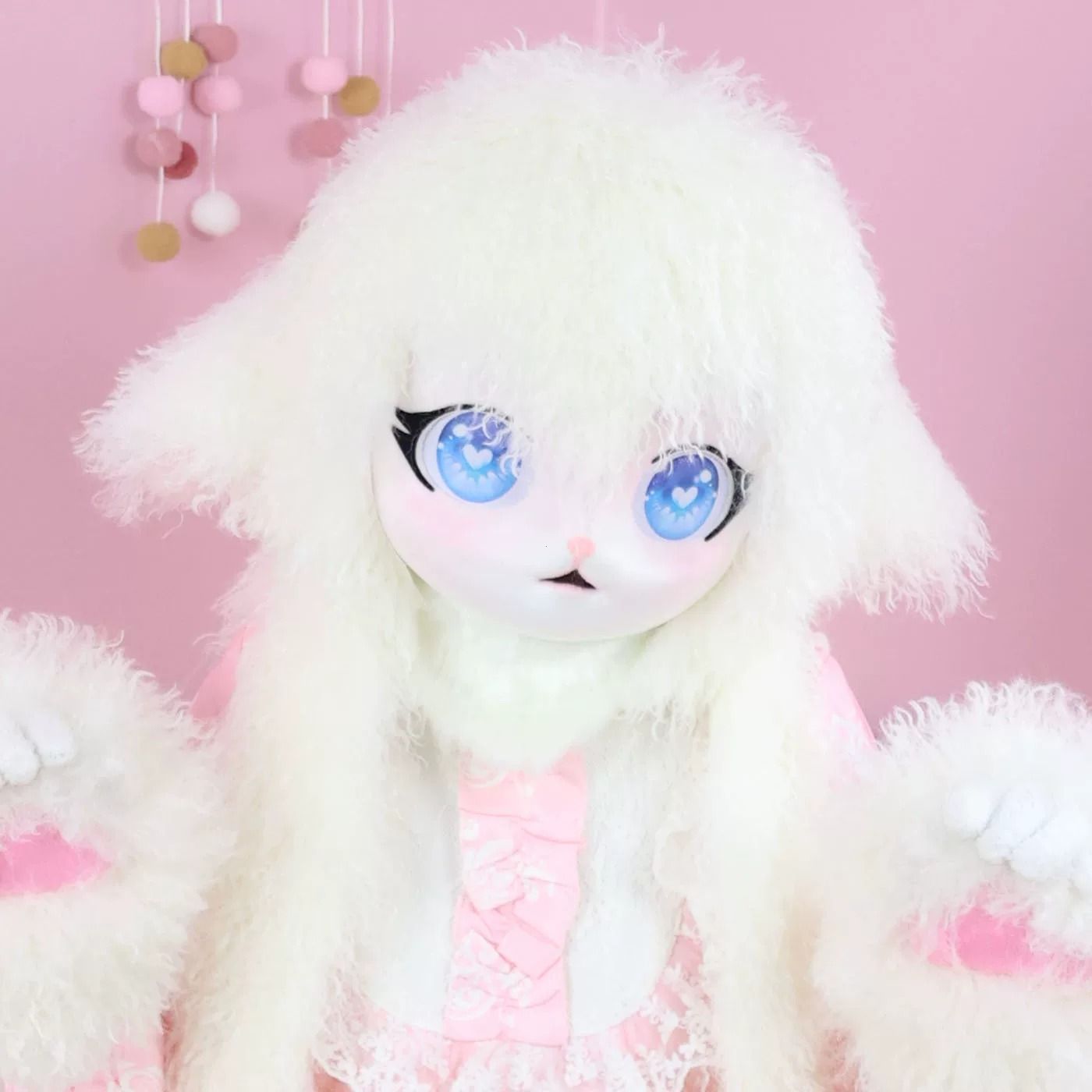 ファースーツ 着ぐるみセット 羊 白 可愛い ケモノ ファースーツ 全頭ヘッド ぬいぐるみ コスプレ コスチューム kigurumi