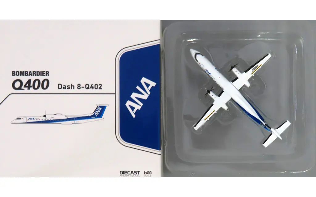【中古】ミニカー 1/400 ANA BOMBARDIED Q400 Dash 8-Q402 #JA852A [SA4060]