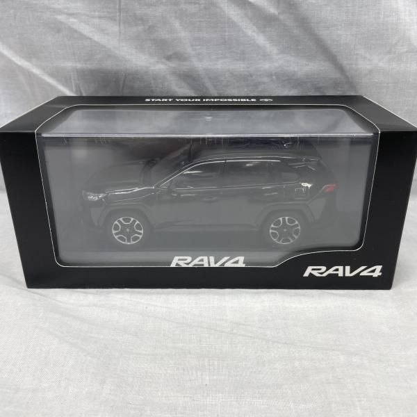 中古】トヨタ RAV4 ミニカー 1/30 カラーサンプル 黒 アティチュード