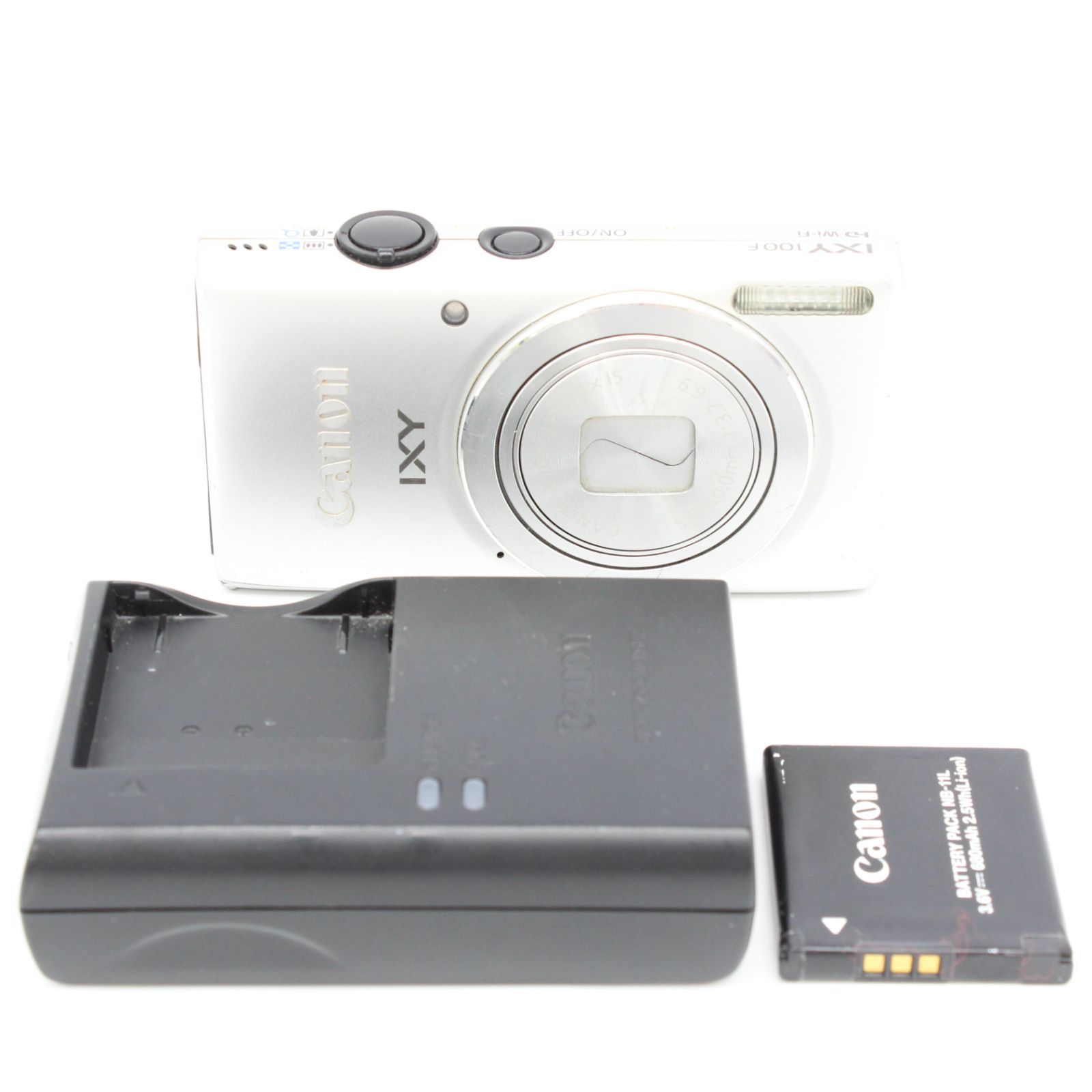 Canon IXY 100F コンパクトデジタルカメラ シルバー カメラ Canon IXY 100Fコンパクトデジタルカメラ シルバー