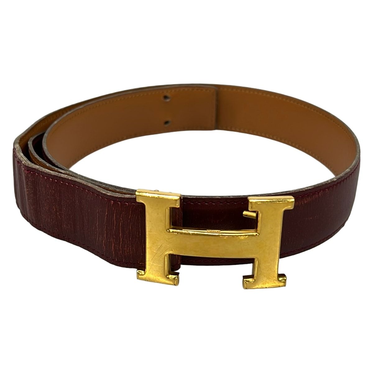 ※ルルです！ HERMES Hバックル リバーシブル ベルト 80 エルメス リバーシブルベルト80 HERMES エルメス ベルト Hermesコン