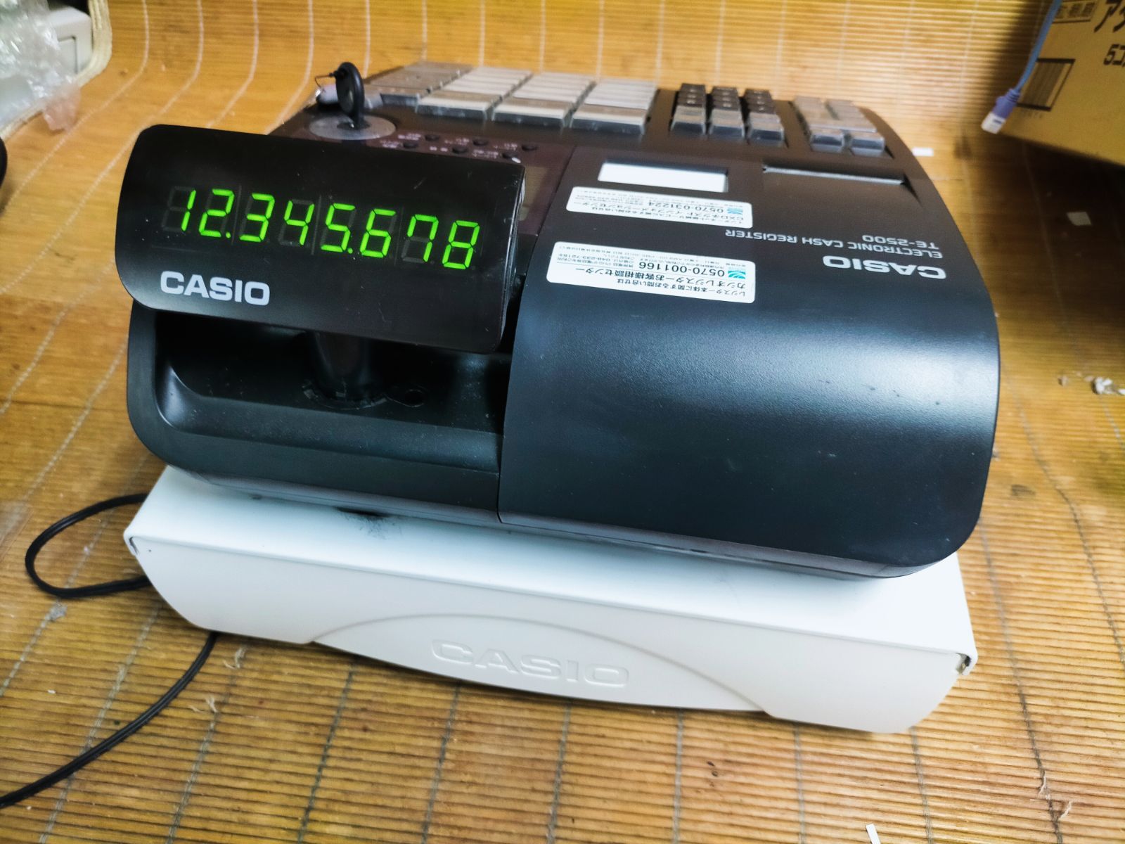 カシオレジスター TE-2500 15部門 034000