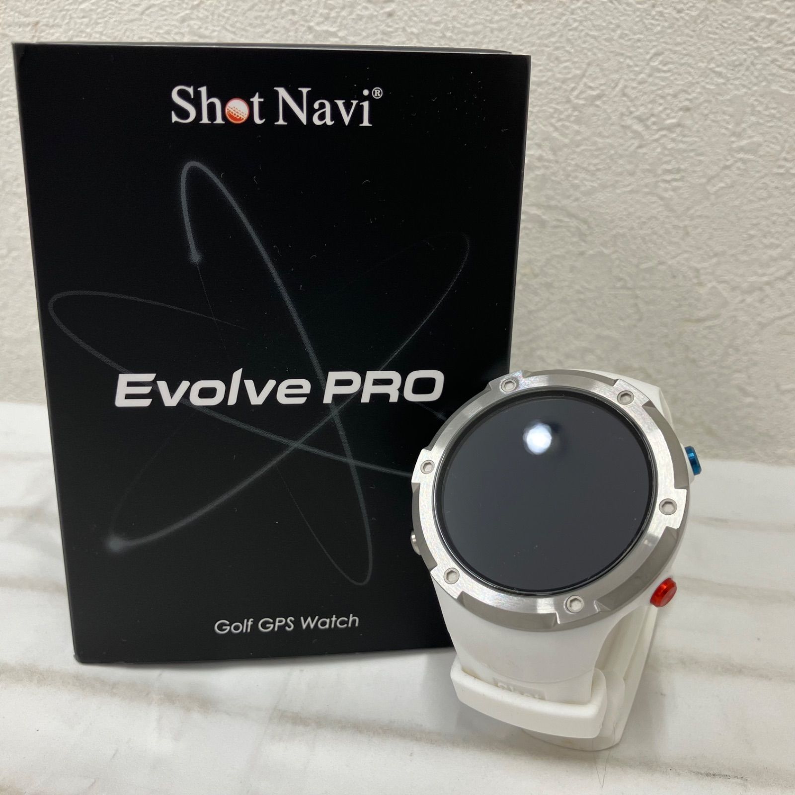 D9902 Shot Navi Evolve PRO ショットナビ　エボルブ　プロ　ホワイト　Golf GPS Watch 時計