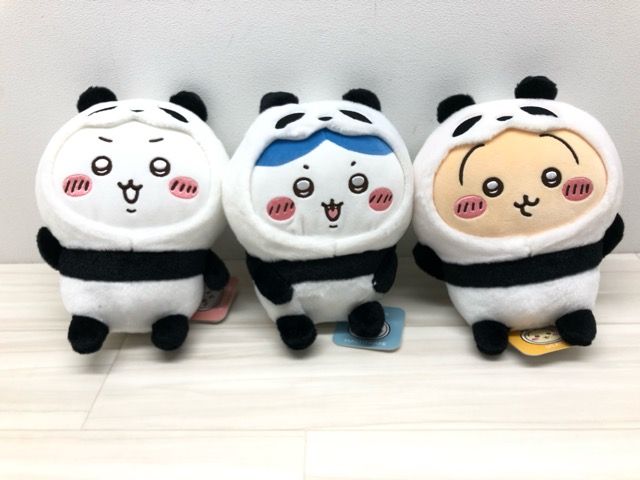 ちいかわ パンダ ぬいぐるみ マスコット 6種セット ハチワレ うさぎ 新品 ちいかわ パンダなマスコット（ハチワレ） | ちいかわマーケット 公式