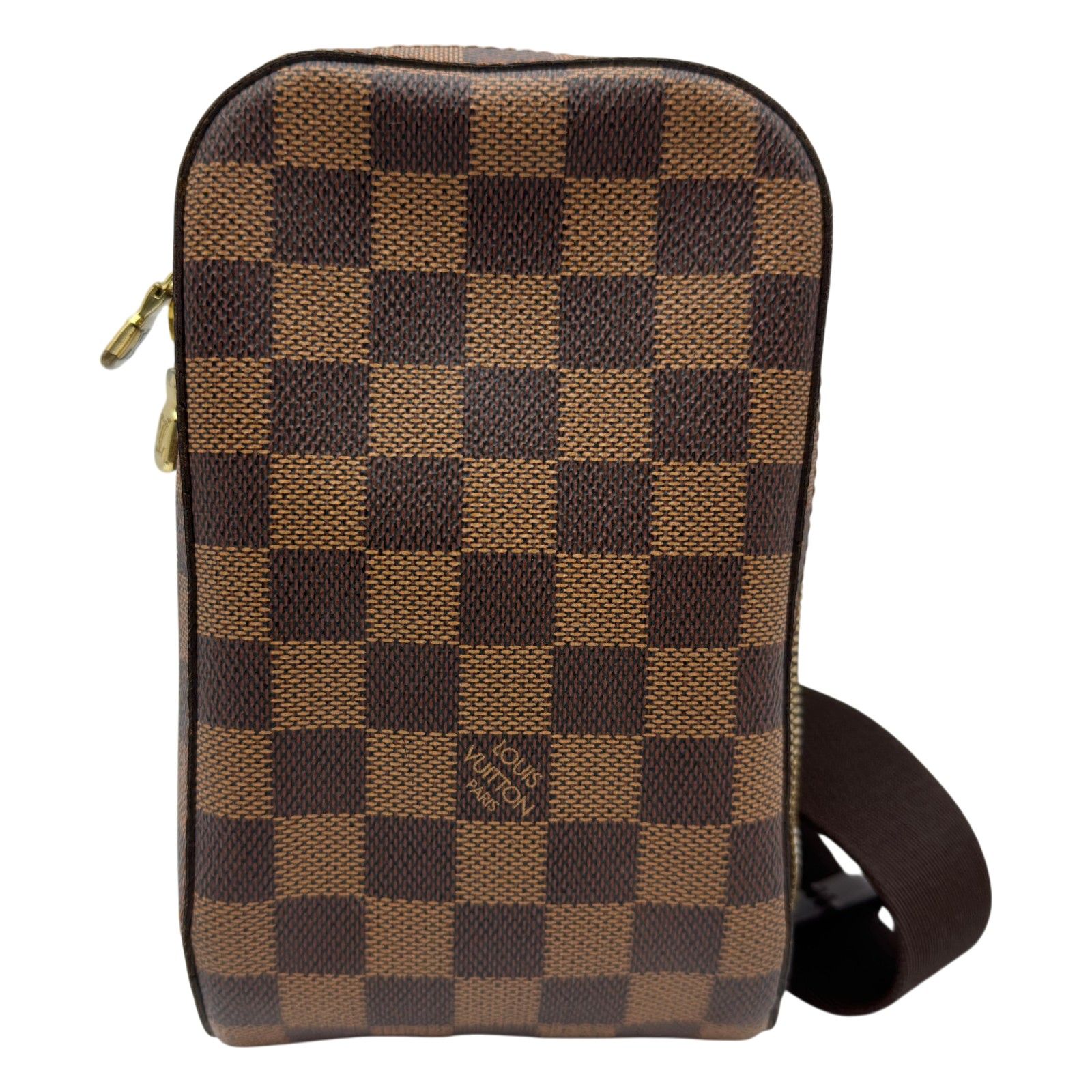 ルイ・ヴィトン LOUIS VUITTON ジェロニモス N51994 ブラウン ダミエ