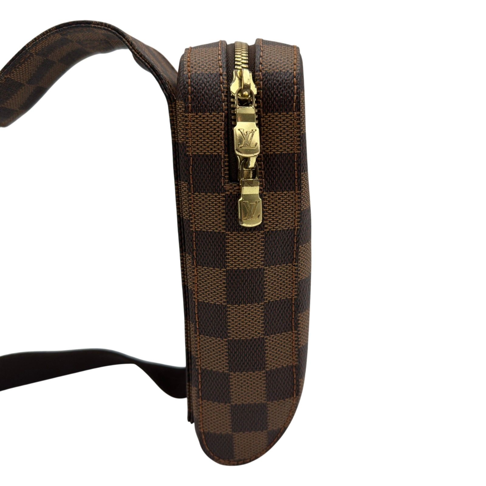 ルイ・ヴィトン LOUIS VUITTON ジェロニモス N51994 ブラウン ダミエ