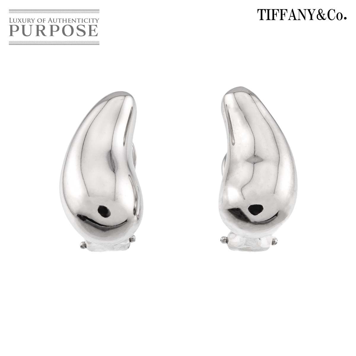 ティファニー TIFFANY&CO. ティアドロップ イヤリング SV シルバー 925 Earrings Clip on 90315520