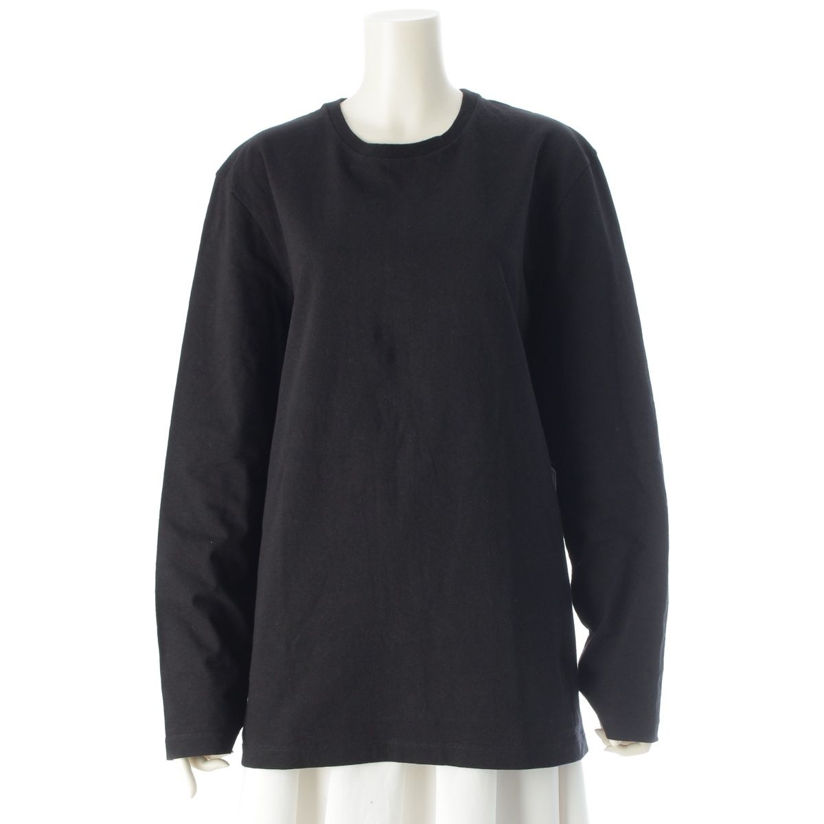 ザロウ LEON L/S T-SHIRT ロングTシャツ クルーネック カットソー 189 K713 ブラック L【中古】