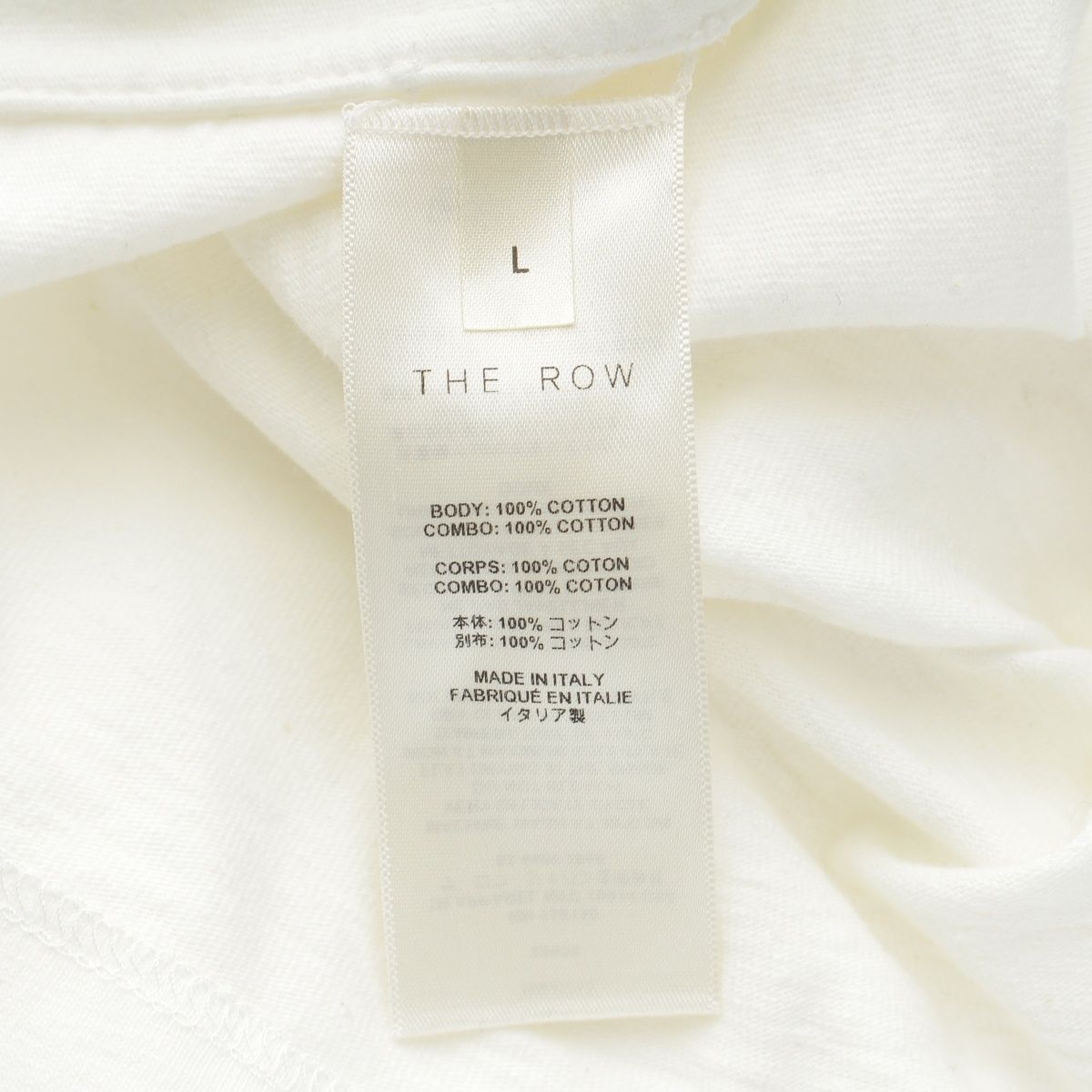 ザロウ LEON L/S T-SHIRT ロングTシャツ クルーネック カットソー 
