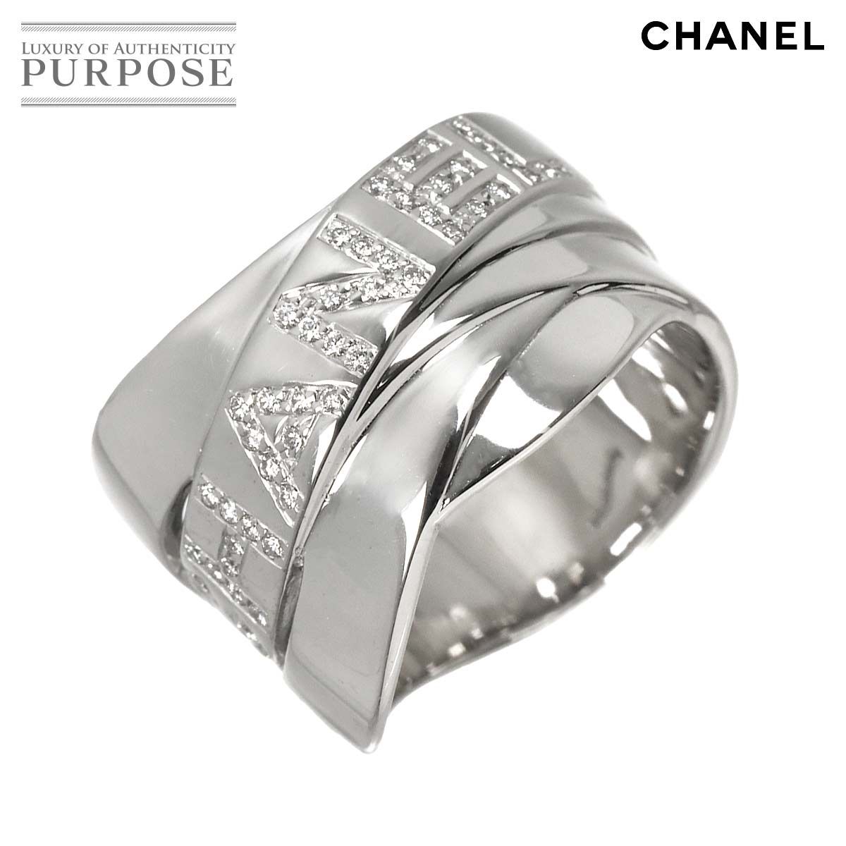 シャネル CHANEL ボルディック #55 リング ダイヤ K18 WG ホワイトゴールド 750 指輪 Diamond Ring 90319455