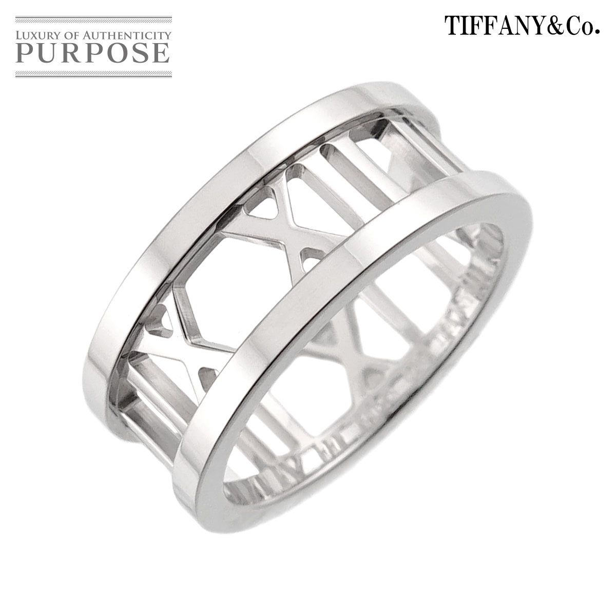 ティファニー TIFFANY&Co. アトラス オープン 7号 リング K18 WG