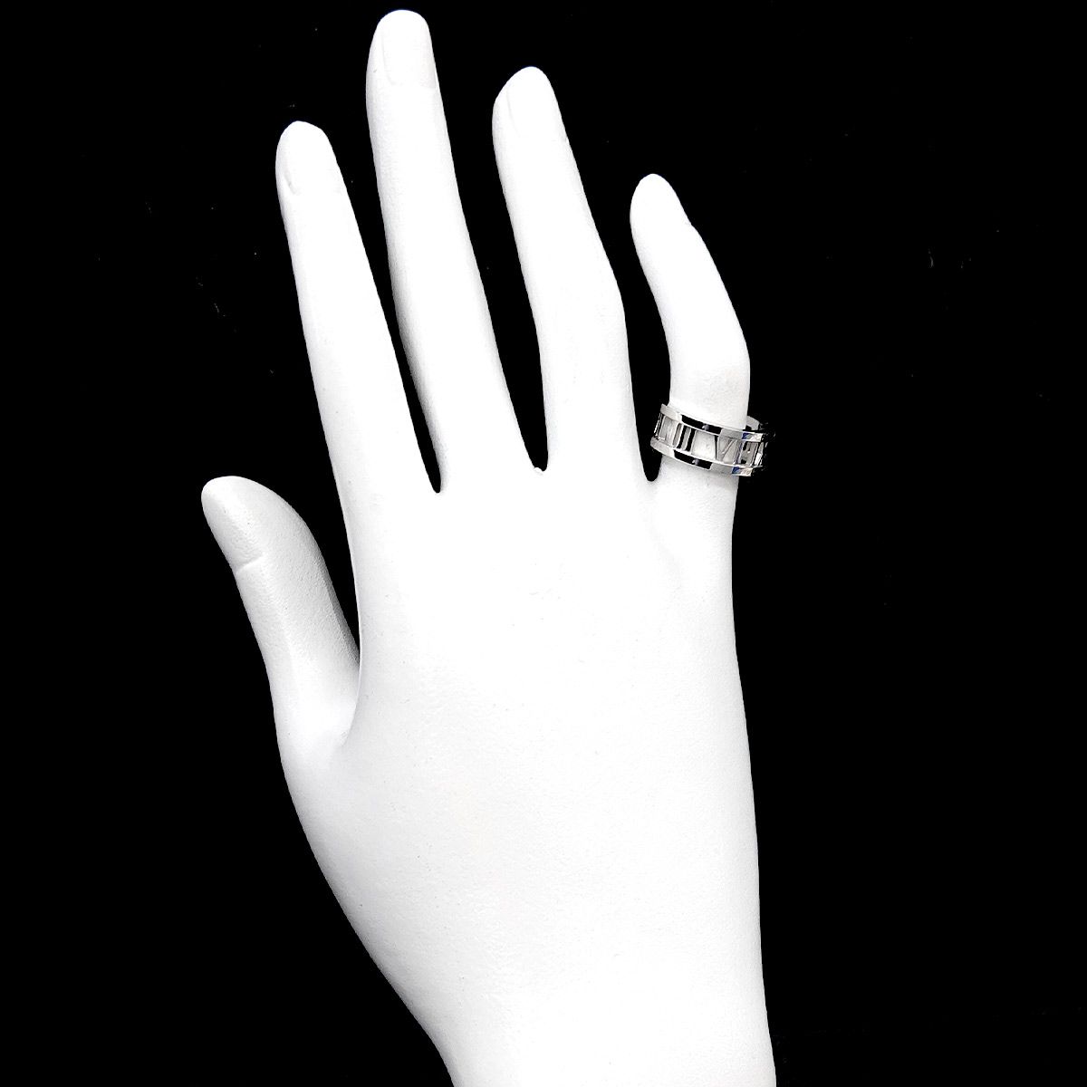 ✨激レア25号✨TIFFANY&Co[ティファニー] アトラス オープン リング ティファニー TIFFANY&Co. アトラス オープン 7号 リング K18 WG