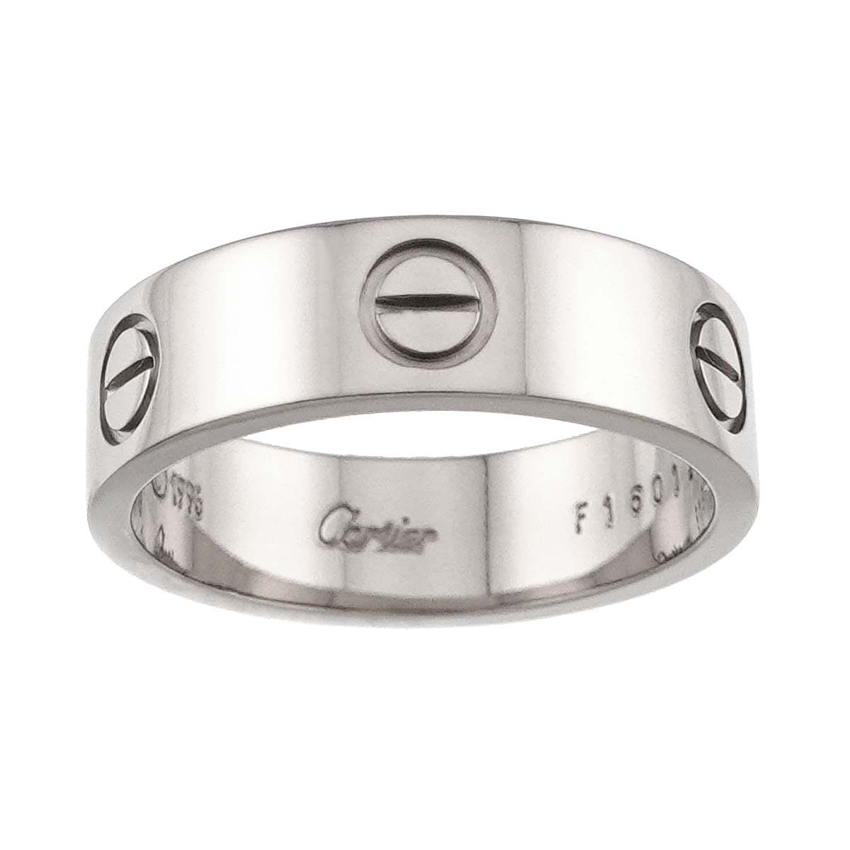カルティエ Cartier ラブ #58 リング K18 WG ホワイトゴールド 750