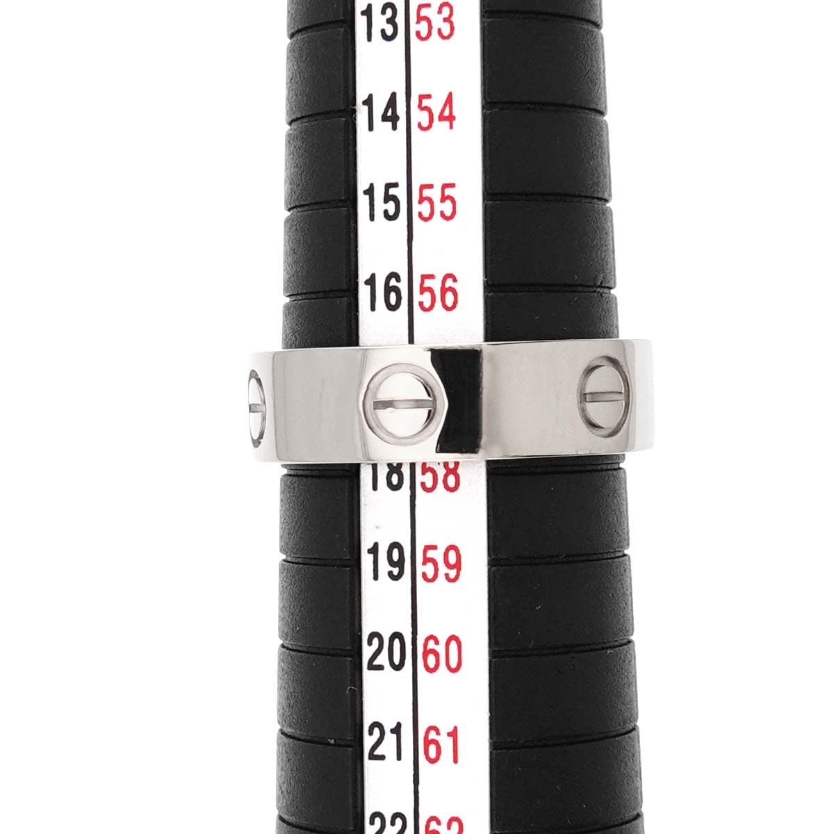 カルティエ Cartier ラブ #58 リング K18 WG ホワイトゴールド 750